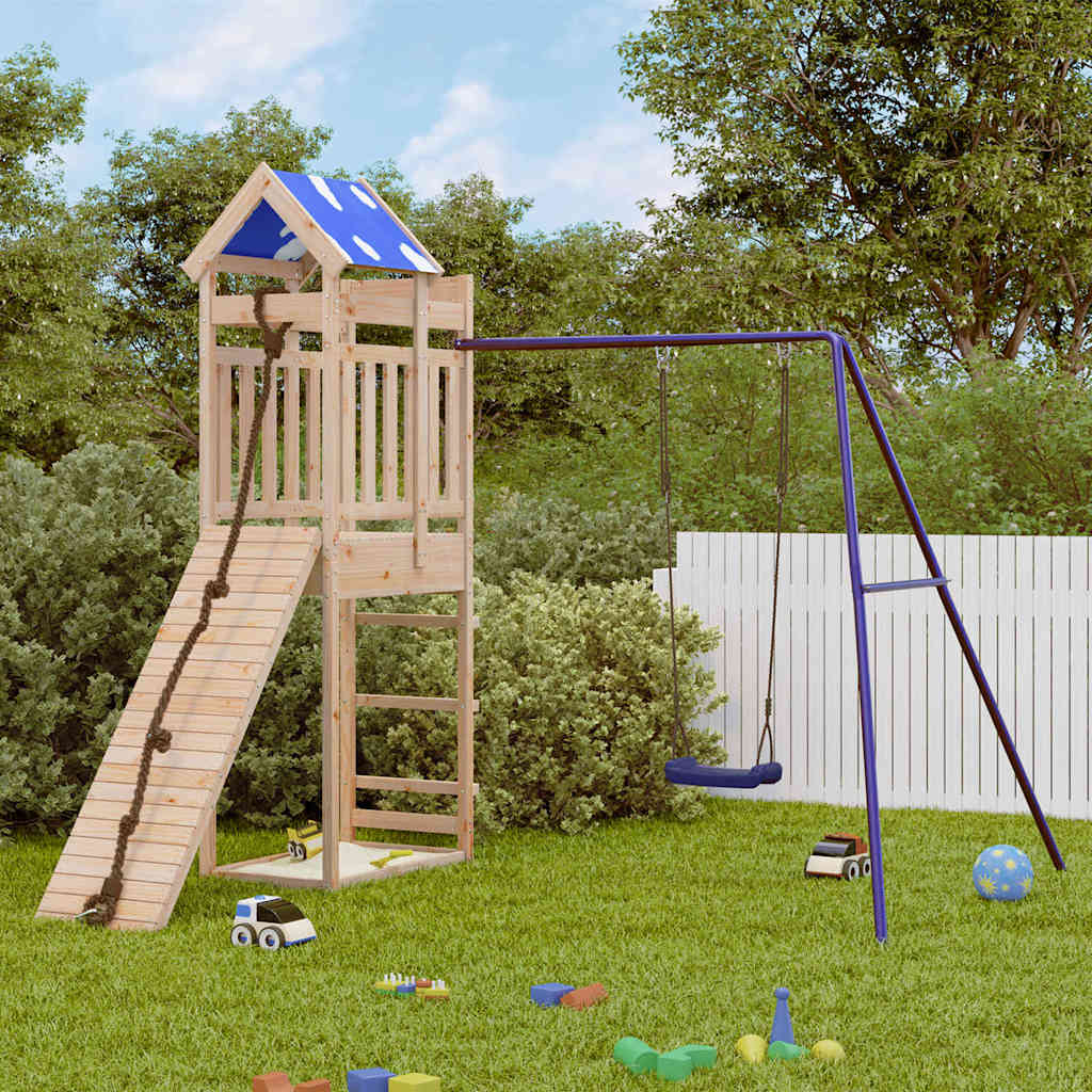 Aire de jeux d’extérieur bois de pin massif