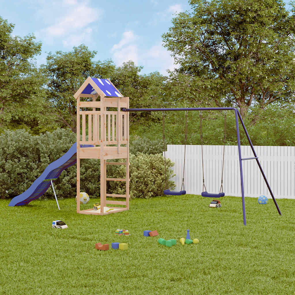 Aire de jeux d’extérieur bois de pin massif