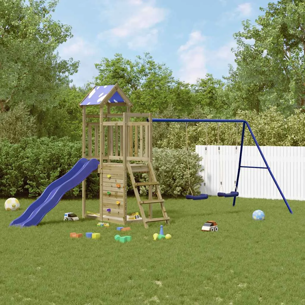 Aire de jeux d&rsquo;extérieur bois de pin imprégné