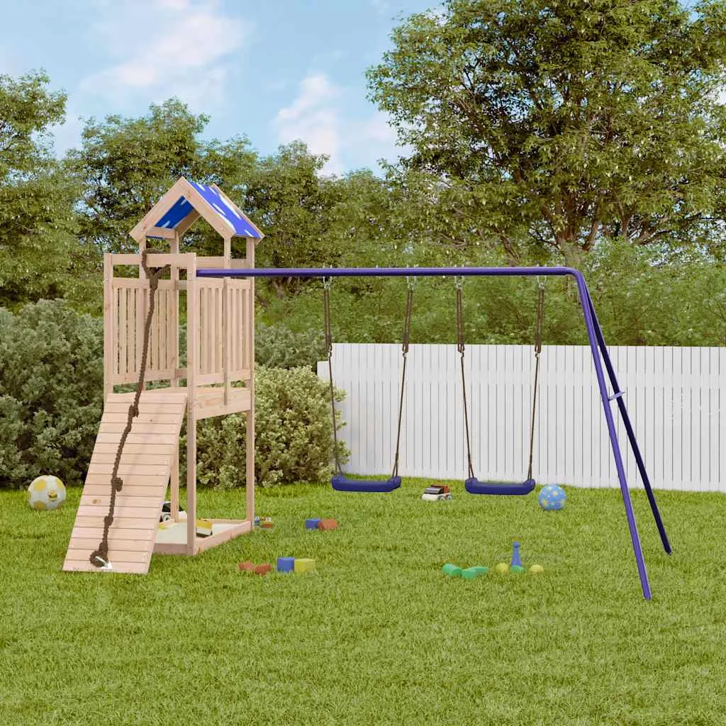 Aire de jeux d’extérieur bois de pin massif