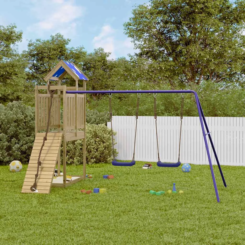 Aire de jeux d&rsquo;extérieur bois de pin imprégné