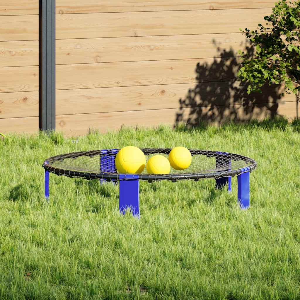 Filet rond lot de 3 balles et pompe supplémentaire Ø90×20 cm
