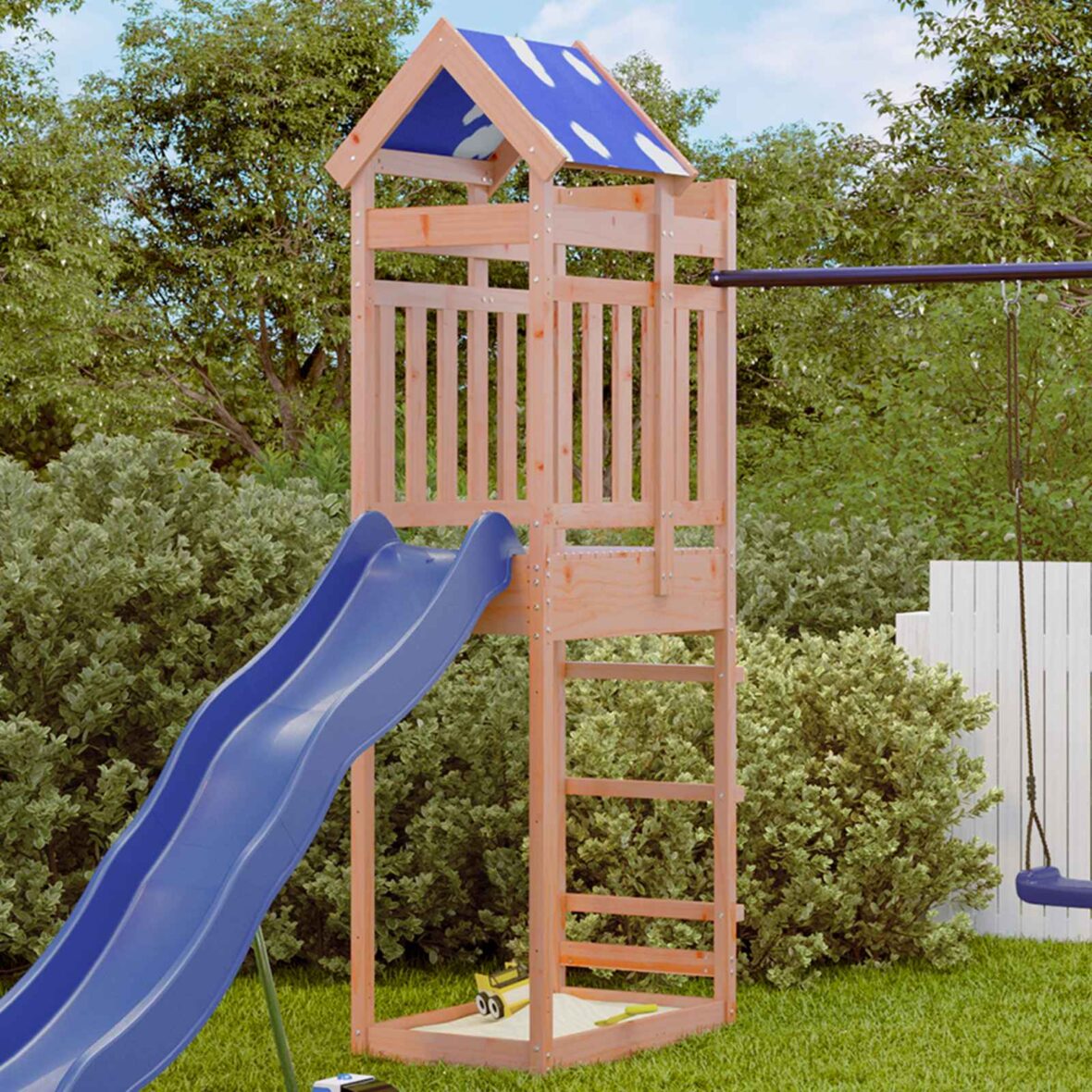 Tour de jeu Marron 52,5 x 85 x 239 cm Bois solide de Douglas