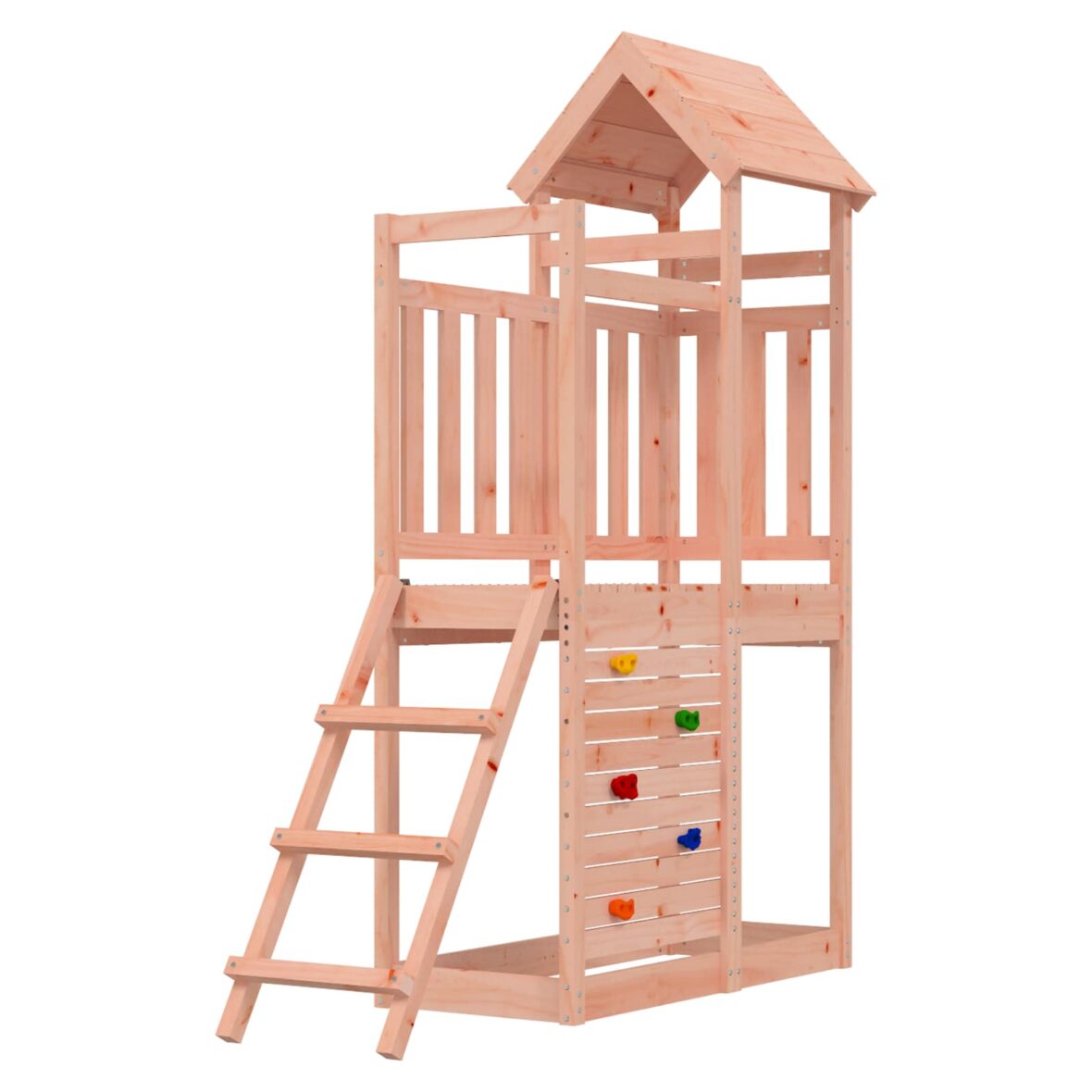 Tour de jeu Marron 110,5 x 52,5 x 214 cm Bois solide de Douglas